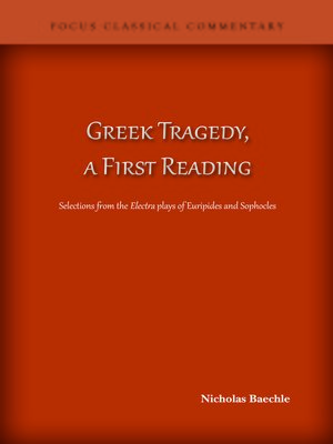 cover image of Greek Tragedy, a First Reading